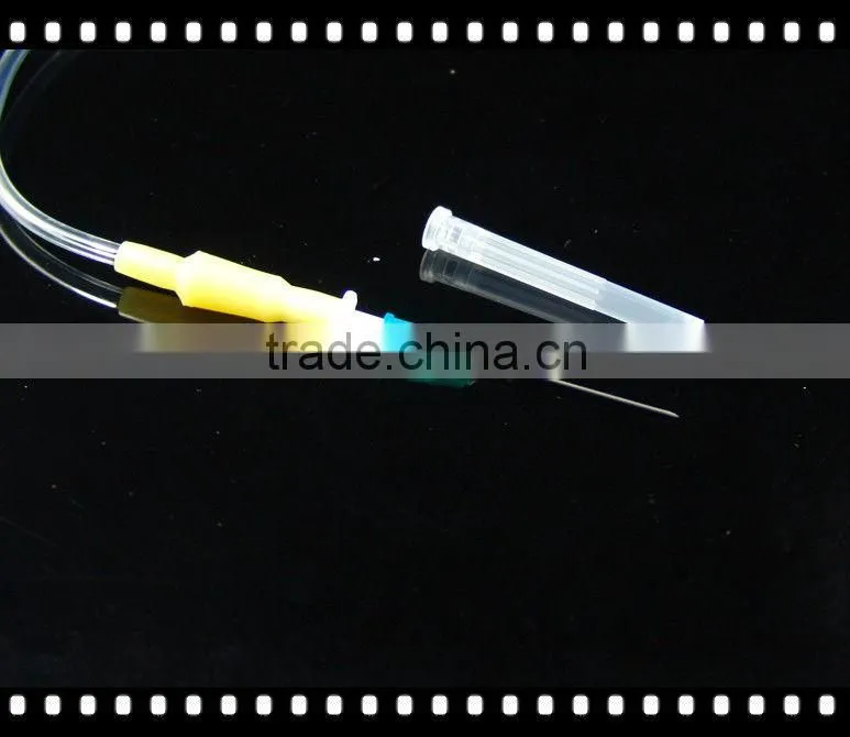 luer adapter needle latex injection site infusion set