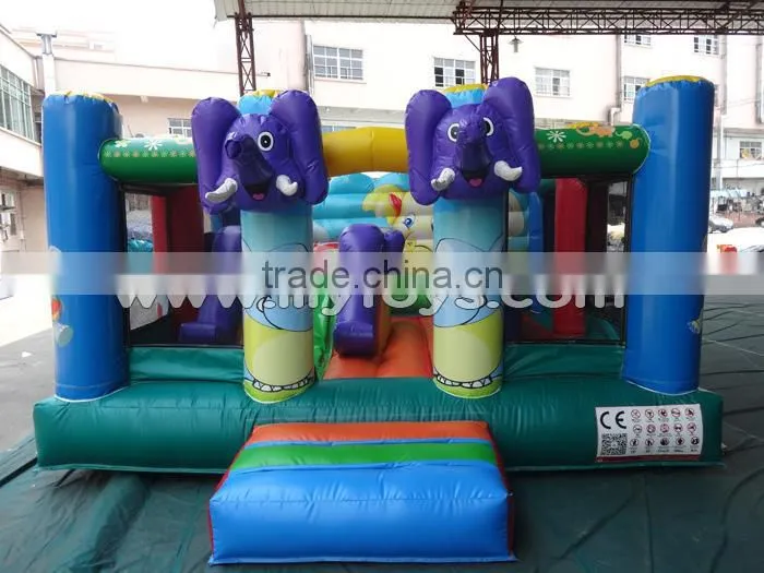 Elephant inflatable jumping bouncer for kids and adults