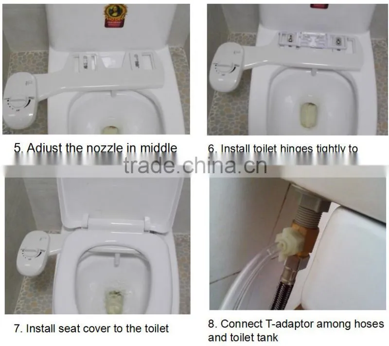 ABS material self-cleaning portable women pussy cleaning toilet bidet