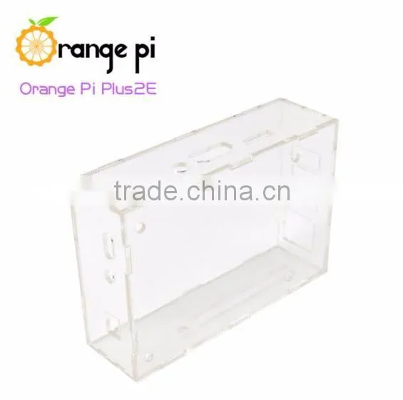 Orange Pi Plus 2E SET5: Pi Plus 2E + Power Supply +Transparent Acrylic Case Support Ubuntu Debian Beyond Raspberry