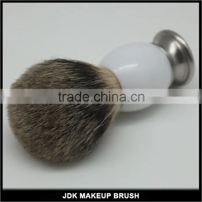Acrylic Handle Shaving Brush Silver badger hair Shaving Brush Men Facial Beard Cleaning Shave Tool Shaving Razor Brush