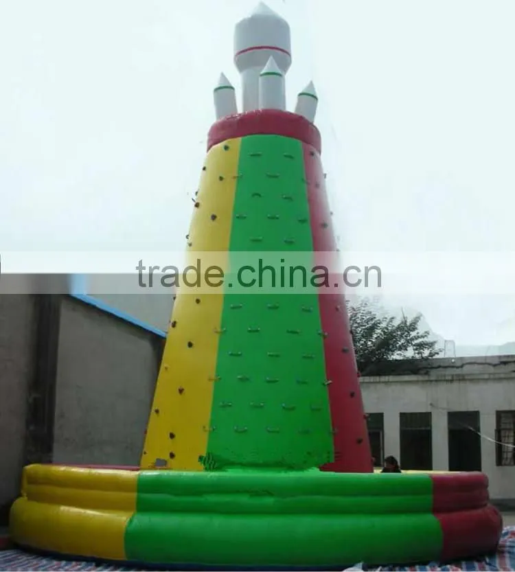 High quality inflatable rock climbing wall equipment2015