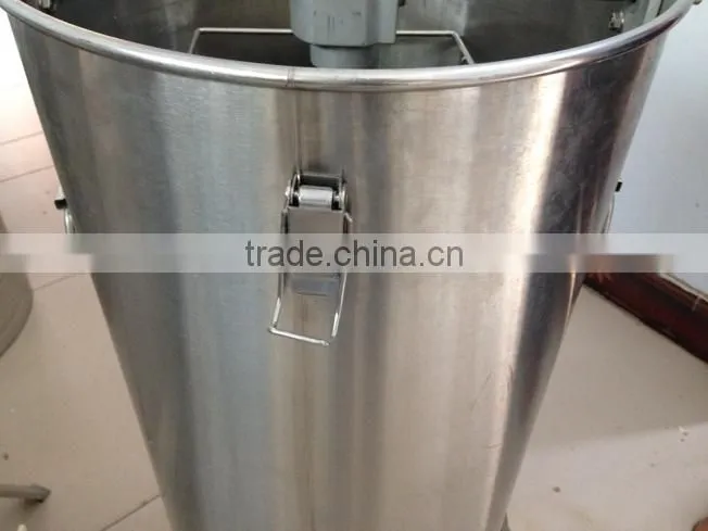 2016 new style stainless steel 2 frames honey extractor by manual hot sale