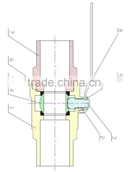 2-piece PVC Ball Valve with Steel Handle