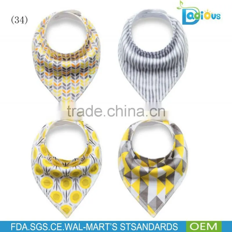 wholesale Best quality Bandana Drool Cotton Teething Baby Bibs