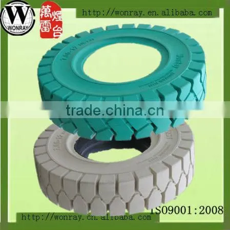 6.00-9 non marking solid tires, solid rubber colorful tires,semi solid tire