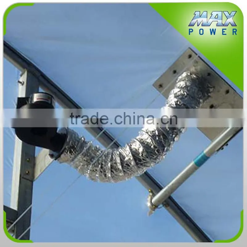 Poly film greenhouse inflation kit