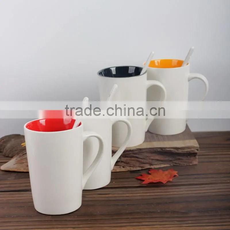 Double Wall Ceramic Chirp Thermal Travel Mug 12 OZ
