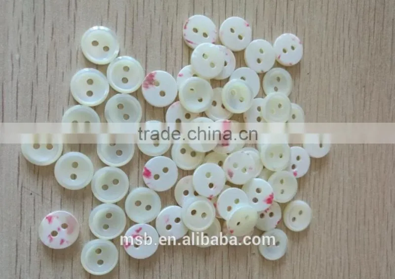 New whitelip mop shell shirt buttons for garment accessories
