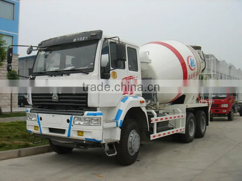 sinotruk capacity 12cbm concrete mixer truck, cement mixer truck with good quality