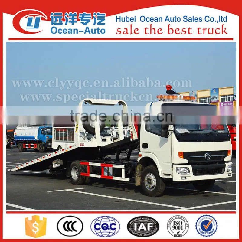 Dongfeng right hand drive 4T flatbed tow truck