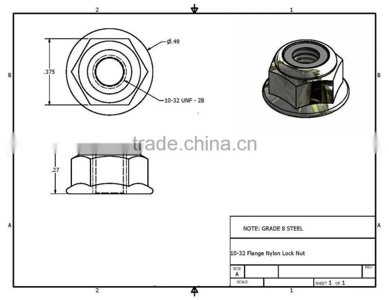 NYLON INSERT LOCK NUTS DIN985,STAINLESS STEEL