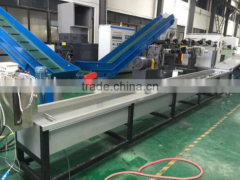 plastic granulator / PP PE film scraps plastic pelletizing machine / cost of plastic recycling machine