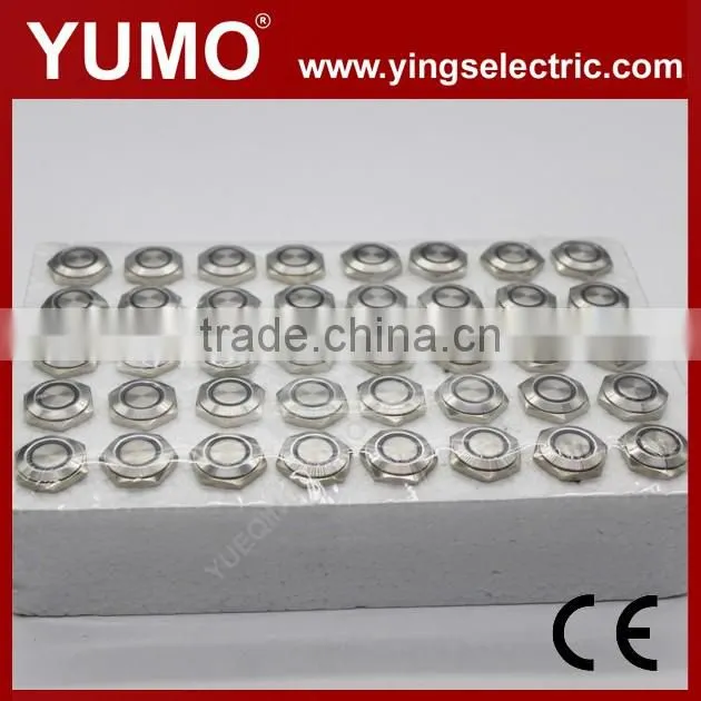 LA16JSF-11E 16mm momentary/alternate Stanless Steel blue 3A/250VAC 5 pin metal button push button switch