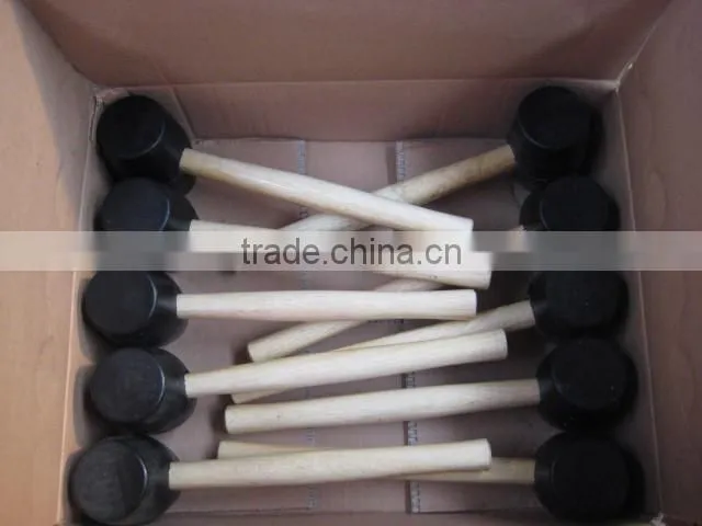 yellow fiberglass handle hammer plastic hammer rotatable plastic hammer