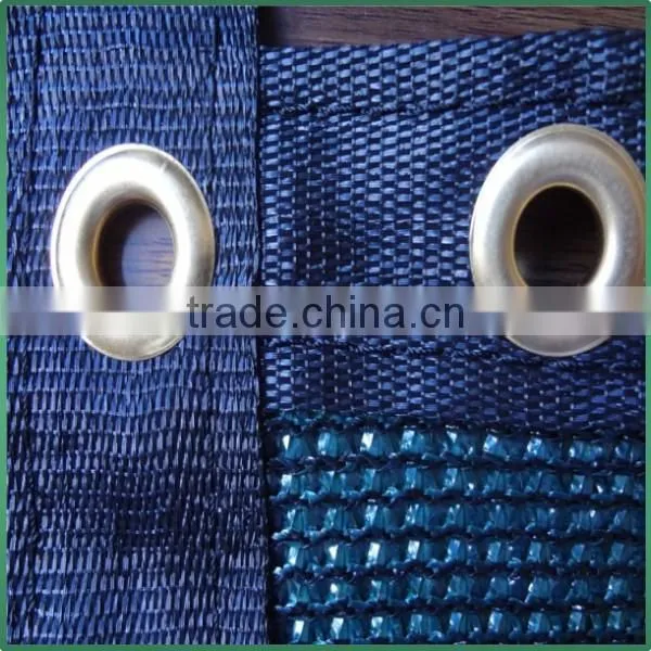 2015 best selling!!100% virgin HDPE and 5% UV Treated sun shade cloth whith eyelet