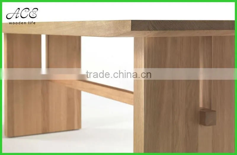 Solid wood table