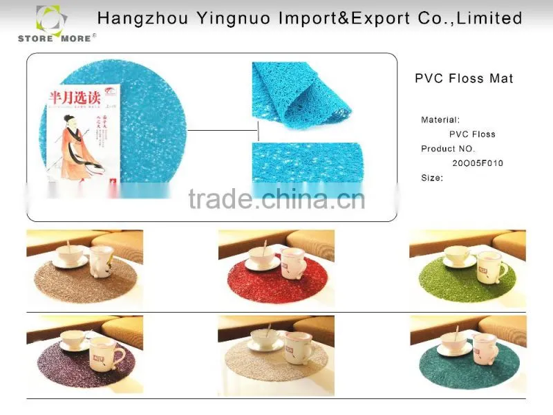 EVA Placemats - Heat Insulation Anti-skidding Dining Room Placemats, Set of 12
