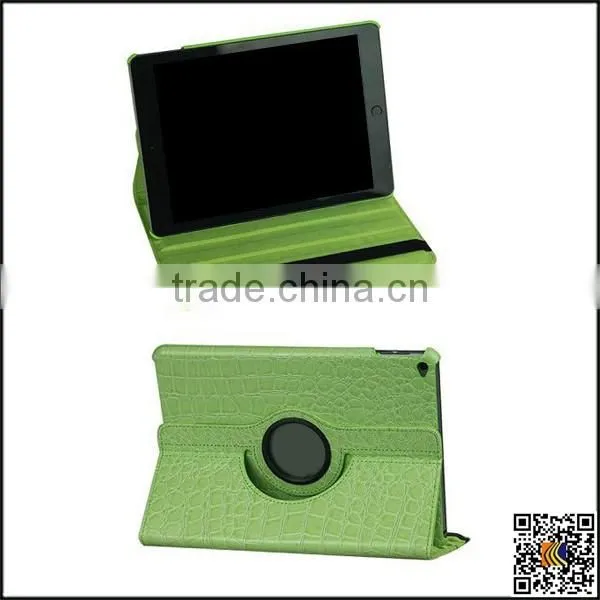 Crocodile pattern leather case flip leather case protective whirl covers for ipad air2