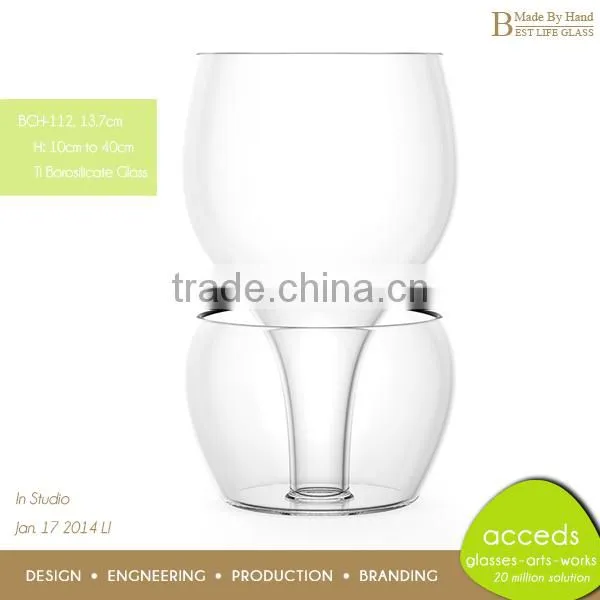 2014 Replacement Novelty OEM/ODM Glass Ball Tealight Holder