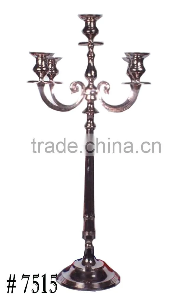 Nickel Candle Holder