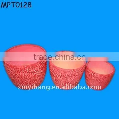 small indoor ceramic pottery pot