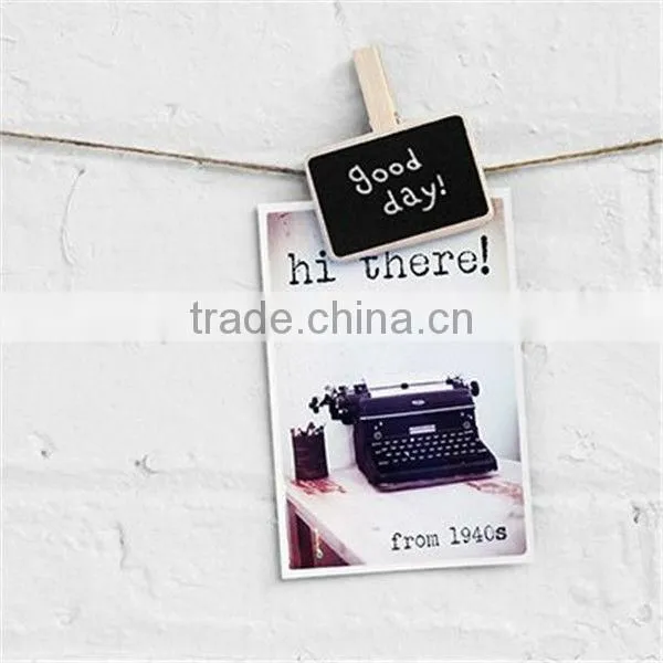 Wooden Chalkboards with Clip Wedding tags