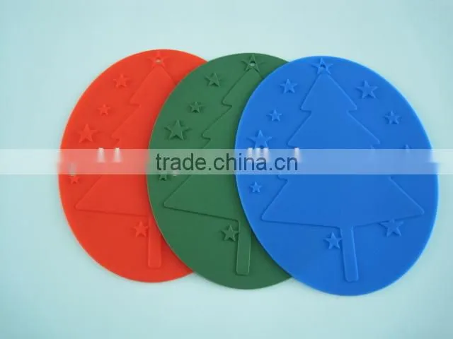 Eco-Friendly Feature and Mats & Pads Table Decoration & Accessories Type silicone cup coaster/mat