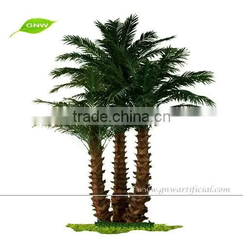 APM046 GNW Artificial Date Palm Tree Sale 14ft High for Restaurant decoration outdoor use