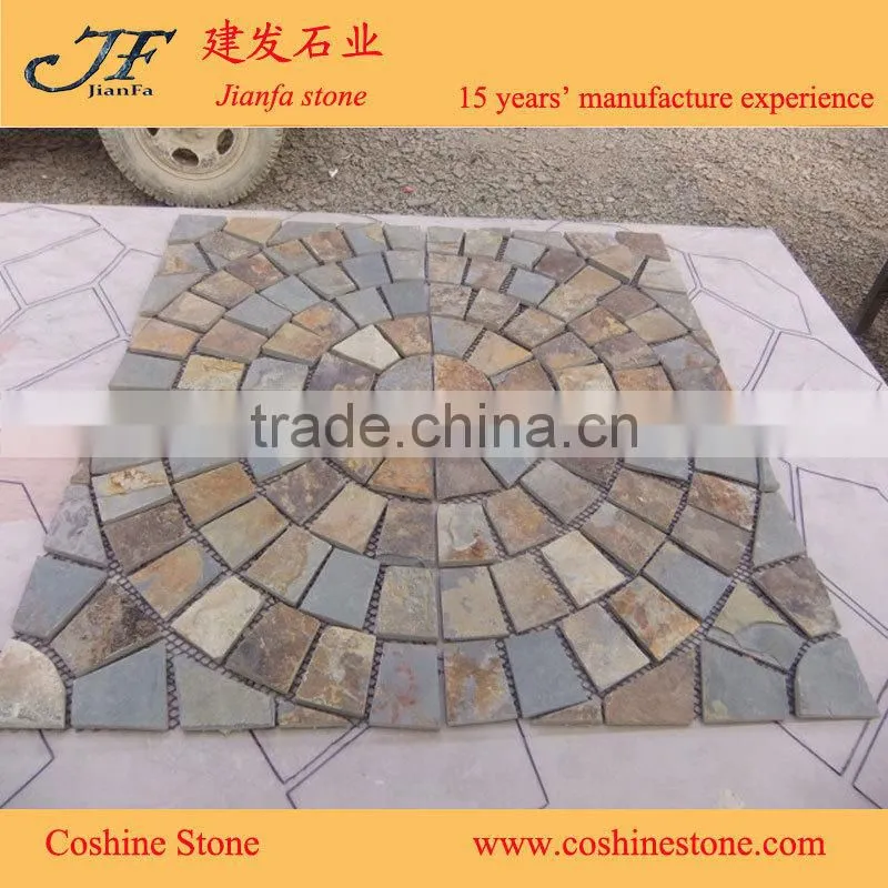 Popular interior decoration cheap slate tile designs
