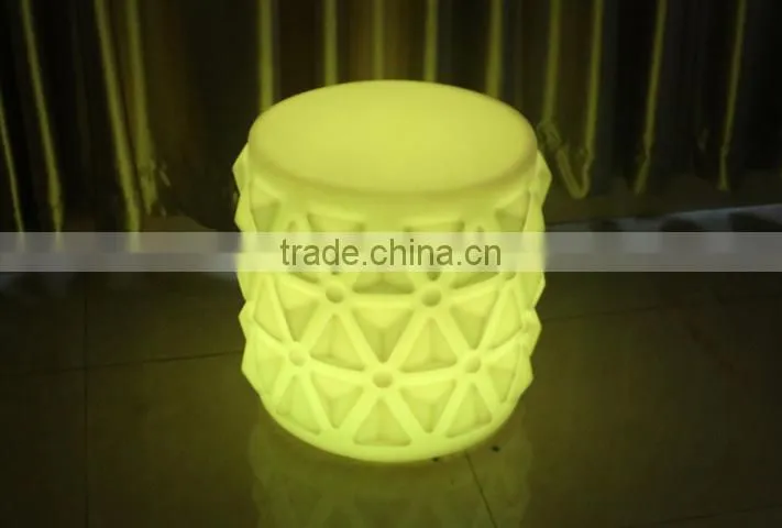 Elegant modern design pineapple shape led stool chair