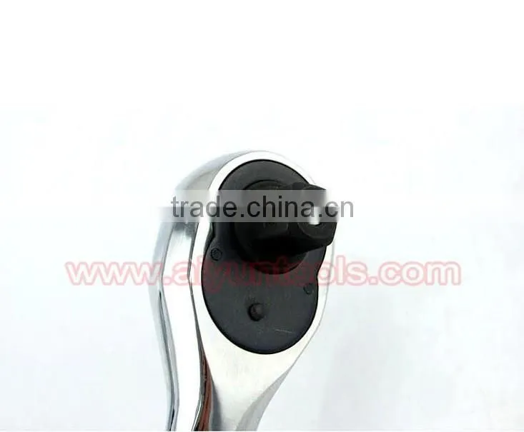 1/2" 3/8" 1/4" Ratchet Wrench (Socket Set) Quick Release wrench 72t Cr-v