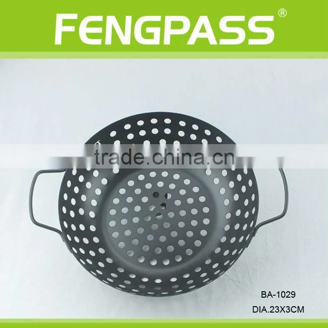 Good quality BBQ grill wok BA-1031