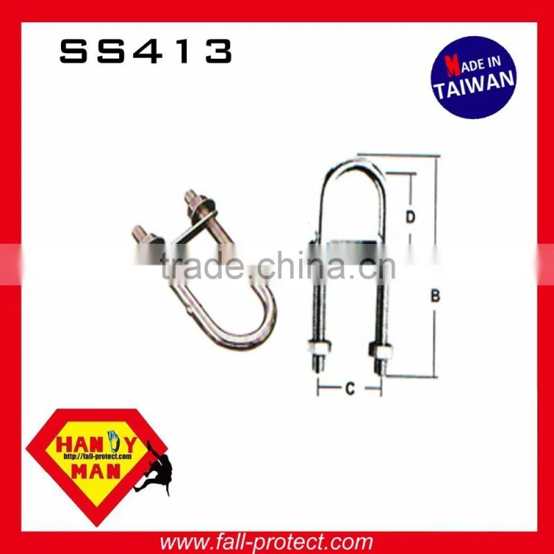 Stainless Steel Square Head Pin D Shackle
