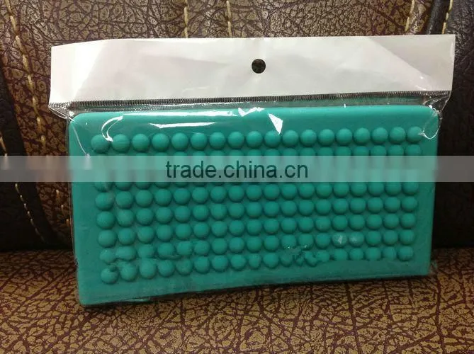 Silicone evening party korean vogue clutch bag
