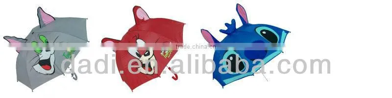 2017 Fashion Cartoon Pictures For Kids Umbrella