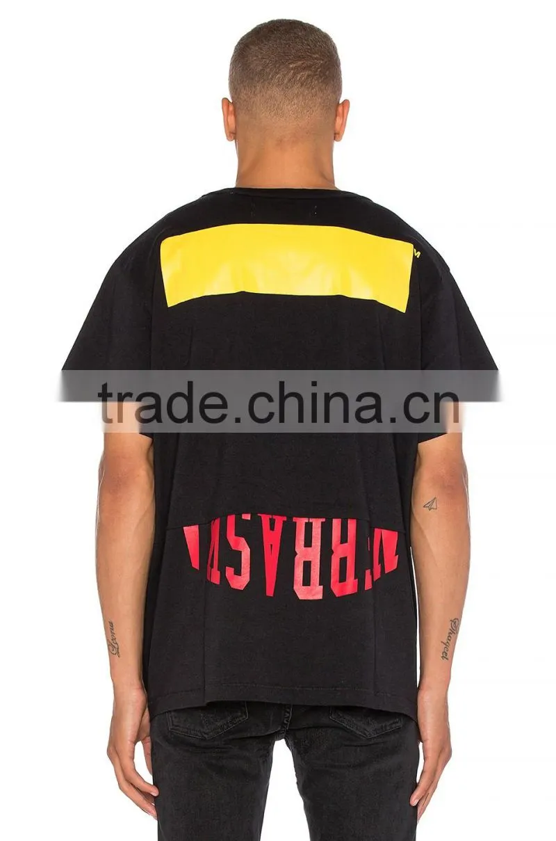 Good quality casual modern top grade men's plain t-shirts
