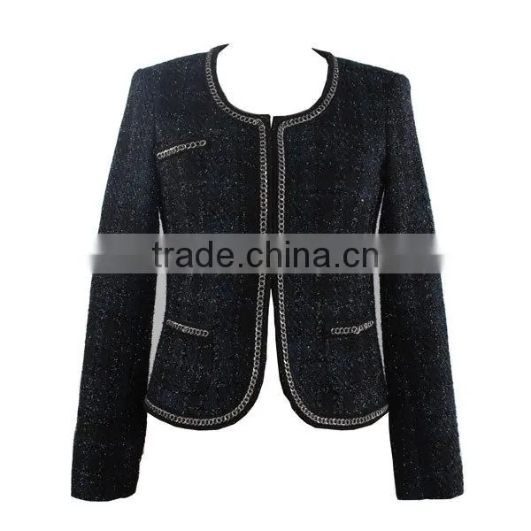 China fashion women wool jacket manufacturer/ wool jacket for women
