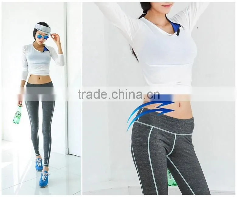 Hot Sexy Girls Wearing Fitness Legging Yoga Pants Long Workout Pants