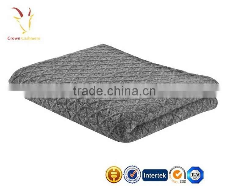 Knitted Cashmere Wool Baby Blanket