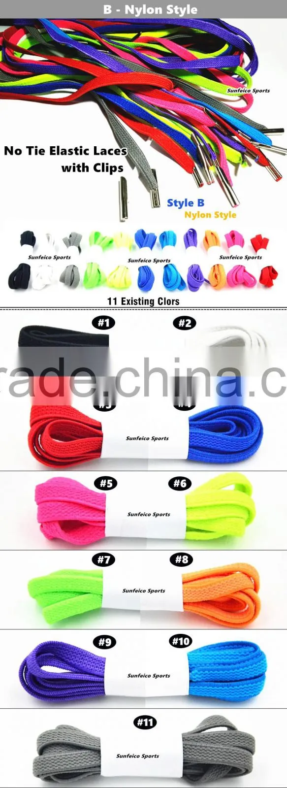 Press Release Nylon Soft and Durable No Need Tie Flat Polyester Elastic Shoelace for for pregnant mommy, Patients - Grey