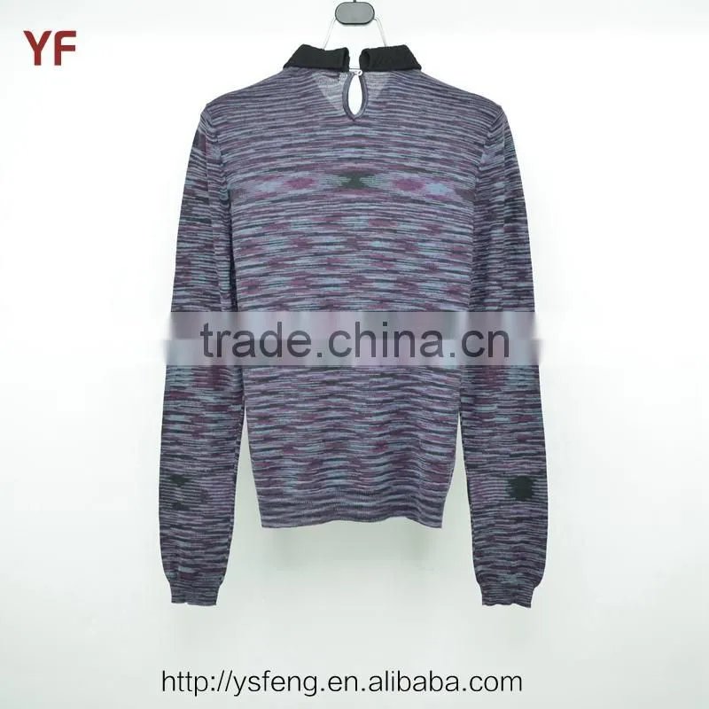 Knitting Polo Sweater Designs For Women 2015