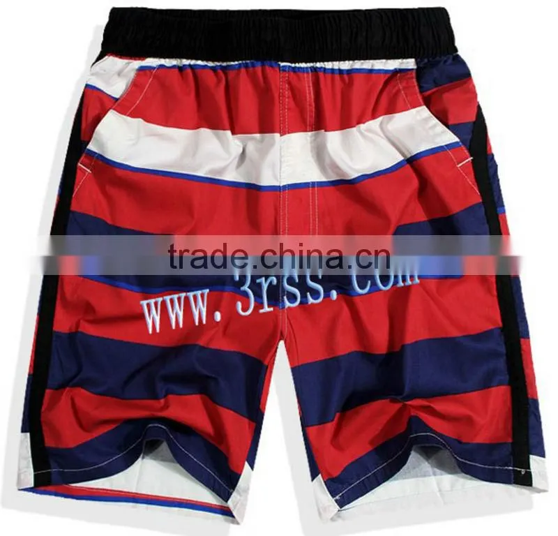 men's printed swim shorts boy women microfiber shorts