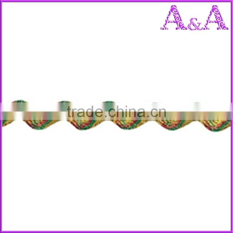 Low price 100% polyester ribbon/Zig Zag ribbon
