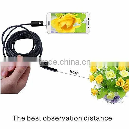 Genuine high-definition waterproof 7mm two-in-one phone Andrews endoscope industrial detection camera 2/5/10 meters