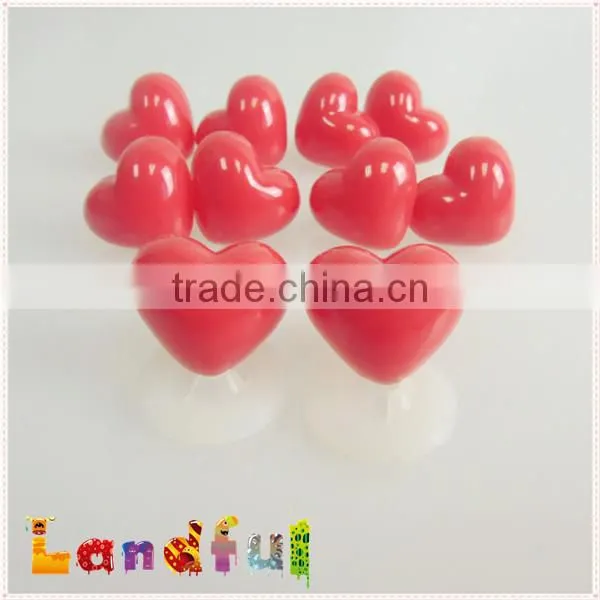 Plastic Heart Safety Nose Red for Craft Crochet Dolls