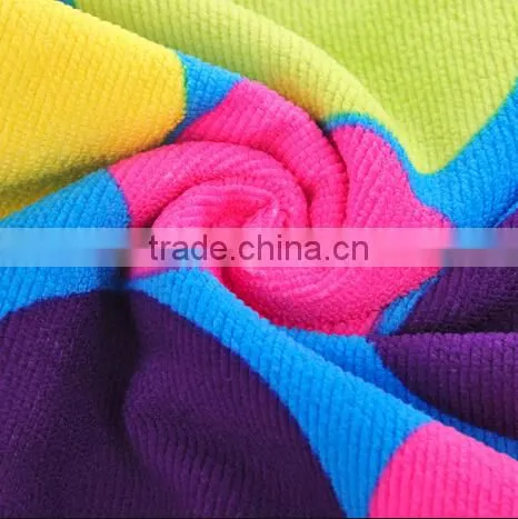 2015 Home design printing beautiful microfiber beach towel