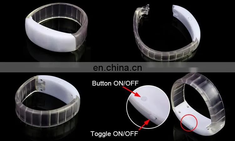 Hochzeit Souvenirs 433/868/915MHz RGB Wristband RFID Remote
