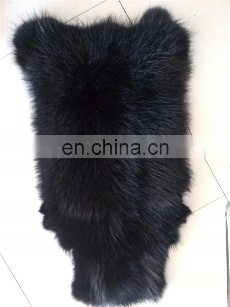 High quality genuine Raccoon fur skin for coat /garment