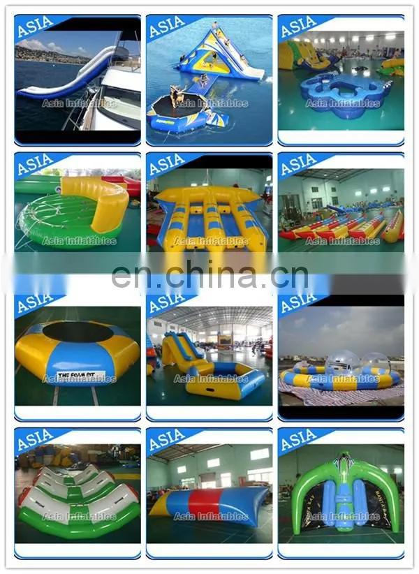 Custom Inflatable Yacht Slide , Luxury Yacht Diver Slide For Water Games